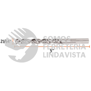 102198 BAV-21/64-S BROCA HSS 21/64" TRUSILVER PARA METAL TRUPER