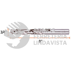 102211 BAV-25/64-S BROCA HSS 25/64" TRUSILVER PARA METAL TRUPER