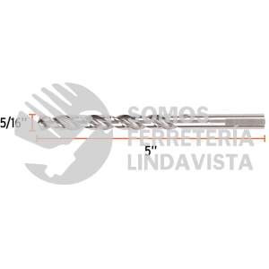 102197 BAV-5/16-S BROCA HSS 5/16" TRUSILVER PARA METAL TRUPER