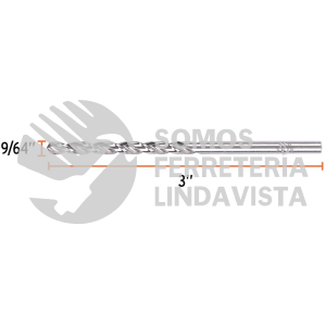 102185 BAV-9/64-S BROCA HSS 9/64" TRUSILVER PARA METAL TRUPER