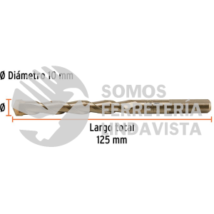 102348 BCT-10X125 BROCA PARA CONCRETO 10 X 125 MM TRUPER