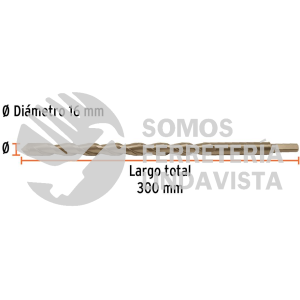 102354 BCT-16X300 BROCA PARA CONCRETO 16 X 300 MM TRUPER