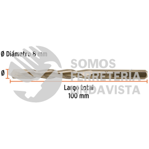 102345 BCT-8X100 BROCA PARA CONCRETO 8 X 100 MM TRUPER