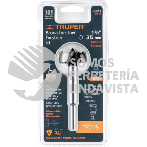 102372 BFM-35 BROCA FORSTNER 35 MM PARA MADERA TRUPER