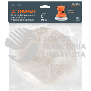102684 BOR1-PULA BORLA DE LANA DE REPUESTO PARA PULIDORA PULA-6AM TRUPER