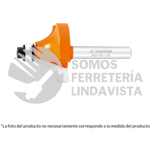 102725 BROU-RM1-1/8X BROCA PARA ROUTER REDONDEADO CON MOLDURA 1-1/8" CON BALERO TRUPER