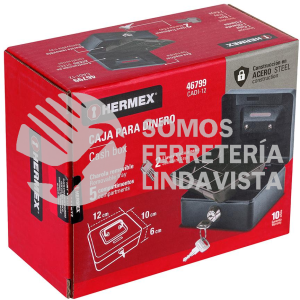 46799 CADI-12 CAJA PARA DINERO 12 CM HERMEX