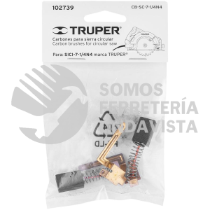 102739 CB-SC-7-1/4N4 BOLSA CON 2 CARBONES DE REPUESTO PARA SICI-7-1/4N4 TRUPER