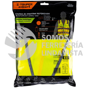 102445 CHS-900V-XL CHALECO DE SEGURIDAD DE ALTA VISIBILIDAD VERDE EXTRA GRAND TRUPER