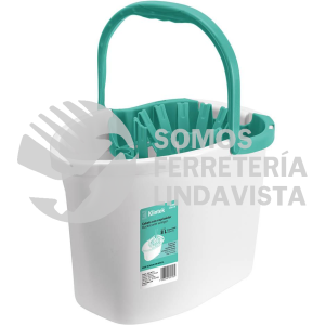 55961 CUBE-8E CUBETA PLASTICA CON EXPRIMIDOR 8L KLINTEK