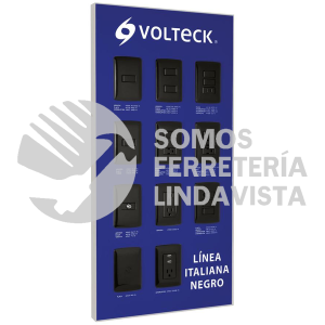 57062 EX-LIN-VK EXHIBIDOR LINEA ITALIANA NEGRO VOLTECK