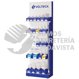 55983 EX-PI-LAMP EXHIBIDOR DE PISO DE LAMPARAS VOLTECK