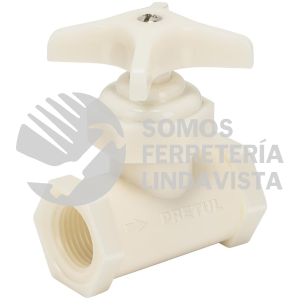 20665 GLRO-1/2P VALVULA GLOBO DE ABS 1/2" ROSCABLE PRETUL