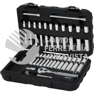 102388 JD-1/4X54MP JUEGO DE 54 HERRAMIENTAS CUADRO 1/4" STD Y MM PARA MECANICO TRUPER