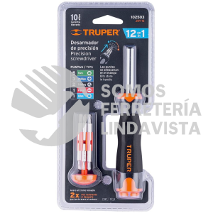 102503 JOY-12 DESARMADOR DE JOYERO MULTI PUNTAS 12 EN 1 TRUPER