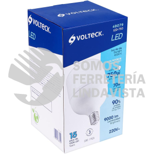 48079 LED-750 LAMPARA DE ATA POTENCIA 70 W E39 LUZ DE DIA VOLTECK