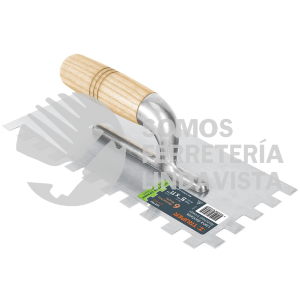 102703 LLM-6CG LLANA 11" DENTADO CUADRADO 1/2" 6 REMACHES MANGO MADERA TRUPER