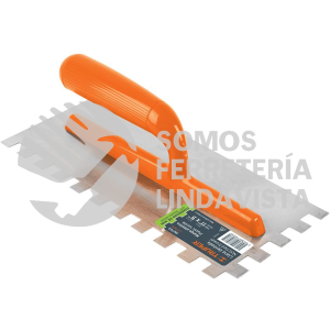 102702 LLP-6CG LLANA 11" DENTADO CUADRADO 1/2" 6 REMACHES MANGO PLASTICO TRUPER