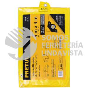 26159 LP-44A LONA 4 X 4 M AMARILLA PRETUL