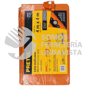 26141 LP-44N LONA 4 X 4 M NARANJA PRETUL