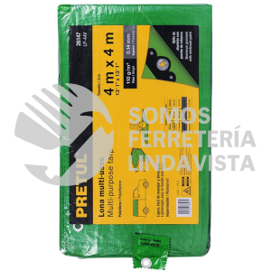 26147 LP-44V LONA 4 X 4 M VERDE PRETUL