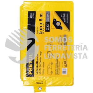26164 LP-55A LONA 5 X 5 M AMARILLA PRETUL