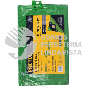 26149 LP-66V LONA 6 X 6 M VERDE PRETUL