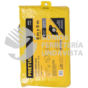 26162 LP-69A LONA 6 X 9 M AMARILLA PRETUL