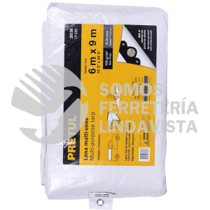 26138 LP-69B LONA 6 X 9 M BLANCA PRETUL