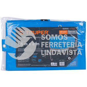 102547 LT-152Z LONA REFORZADA 1.5 X 2 M AZUL TRUPER