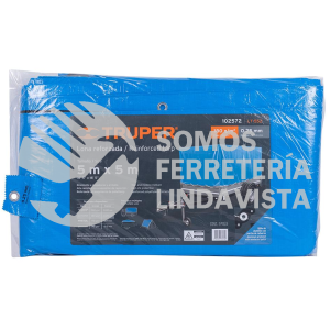 102572 LT-55Z LONA REFORZADA 5 X 5 M AZUL TRUPER