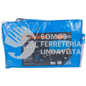 102573 LT-57Z LONA REFORZADA 5 X 7 M AZUL TRUPER