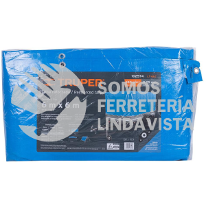 102574 LT-66Z LONA REFORZADA 6 X 6 M AZUL TRUPER