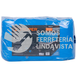 102577 LT-914Z LONA REFORZADA 9 X 14 M AZUL TRUPER