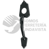 46840 MADE-6 MANIJA DECORATIVA NEGRA HERMEX