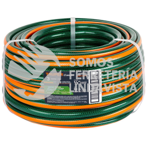 102553 MAN-1/2RM METRO DE MANGUERA 1/2" 3 CAPAS EN ROLLO DE 50 M TRUPER