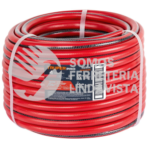 102554 MAN-1/2XM METRO DE MANGUERA 1/2" 4 CAPAS EN ROLLO DE 50 M TRUPER