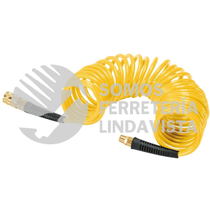 20659 MAN-R-7P MANGUERA DE 7.6 M TIPO RESORTE 1/4" PARA COMPRESOR PRETUL