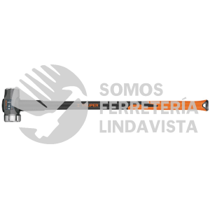 102653 MD-8FX MARRO DE UNA CARA AMPLIA 8 LB MANGO DE FIBRA DE VIDRIO 36" TRUPER