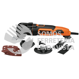 102429 MULH-35A MULTI HERRAMIENTA PROFESIONAL 350 W CON 10 ACCESORIOS TRUPER