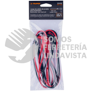 102406 MUT-CAB JUEGO DE CABLES DE PRUEBA PARA MULTIMETRO TRUPER