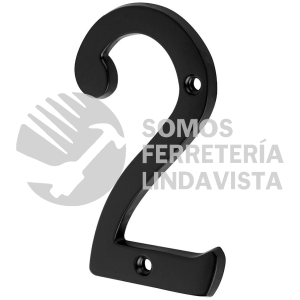 47855 NUCH-2N NUMERO CHICO DE LATON 2 NEGRO HERMEX
