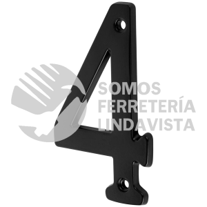 47857 NUCH-4N NUMERO CHICO DE LATON 4 NEGRO HERMEX