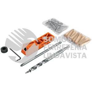 102595 OCU-1 JUEGO DE PLANTILLA PARA UNIONES OCULTAS CON UN TORNILLO TRUPER