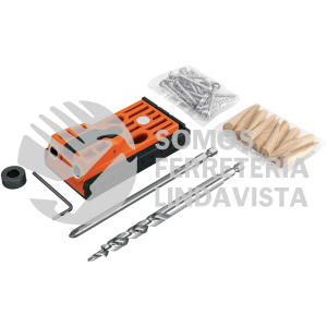 102596 OCU-2 JUEGO DE PLANTILLA PARA UNIONES OCULTAS CON DOS TORNILLOS TRUPER