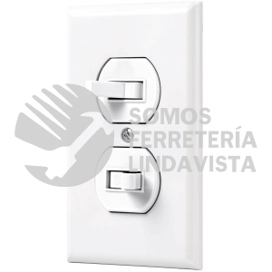 47899 PA-APCO15-LN PLACA ARMADA NEGRA INTERRUPTOR Y CONTACTO 1.5 MOD LISBOA VOLTECK