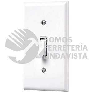 45952 PA-APSE-SB PLACA ARMADA INTERRUPTOR SENCILLO LINEA STANDARD BLANCO VOLTECK