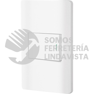 47959 PA-APSE15-ELB PLACA ARMADA BLANCA 1 INTERRUPTOR DE 3 VIAS 1.5 MOD LISBOA VOLTECK
