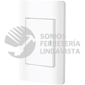 47962 PA-APSE3-LB PLACA ARMADA BLANCA 1 INTERRUPTOR 3 MODULOS LISBOA VOLTECK
