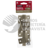 47927 PAA-37 PASADOR DE BARRA PLANA 4" LATON ANTIGUO HERMEX